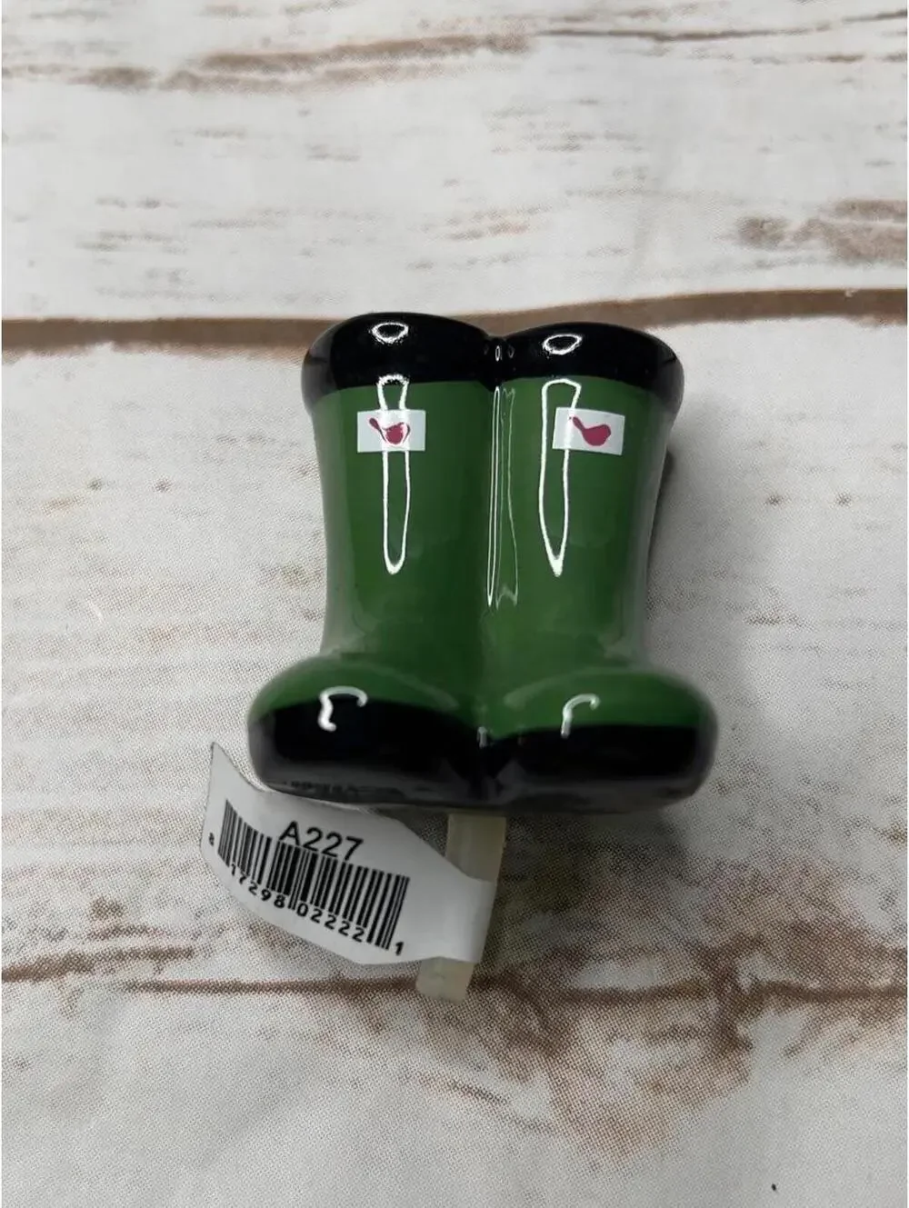 Nora Fleming NEW Rain Boots Mini, Handpainted Figurine